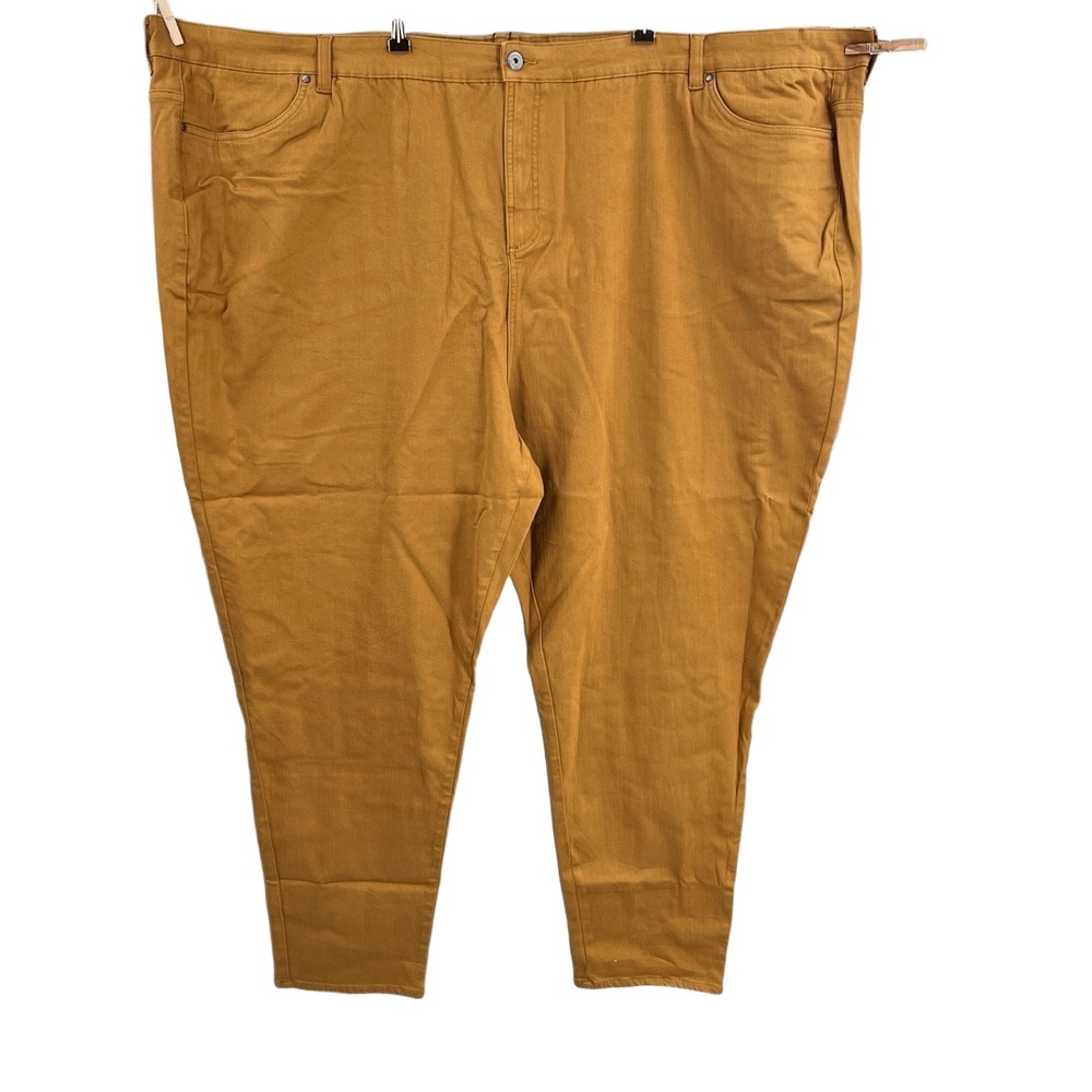 Universal Standard Tan Stretchy High Rise Jeans Cotton Stretch Size 40L New